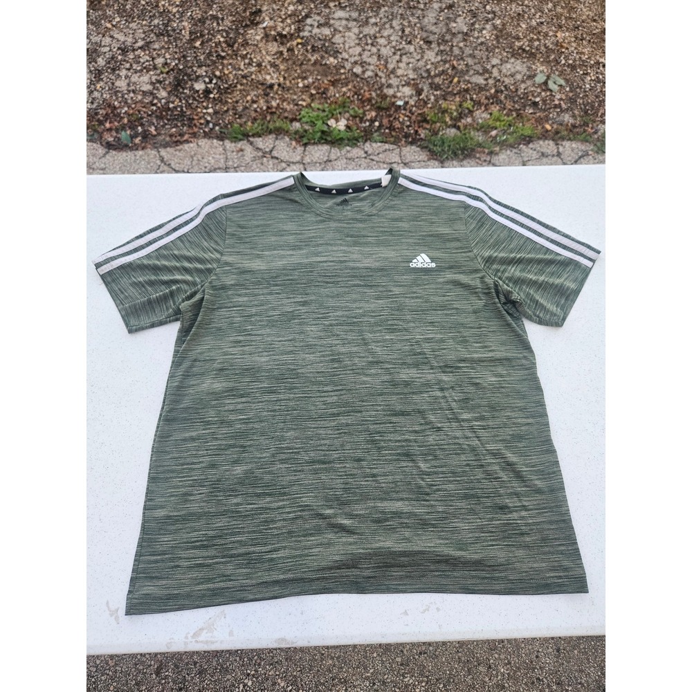 Adidas Mens Primegreen Aeroready T-Shirt Large Olive Green Heather HB2774